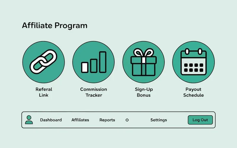 Referral commission tracking workflow and referral turnover requirements